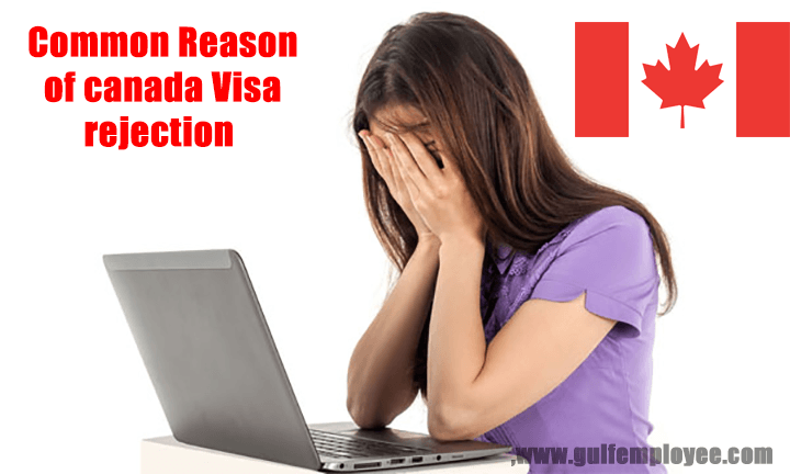 Common Reasons for Canada visa Rejection