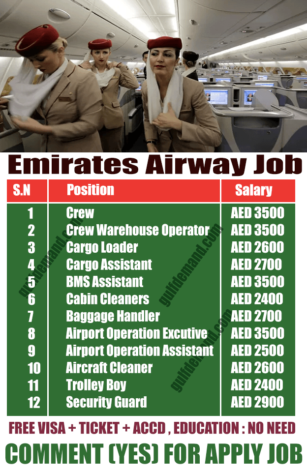 Urgent Airport Job Opening in Dubai